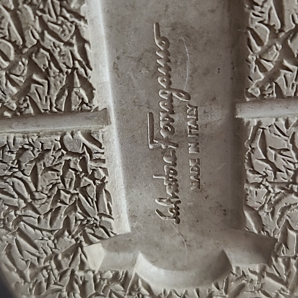 Salvatore Ferragamo Leather And Mesh Sneakers Mens 12 - Picture 4 of 11